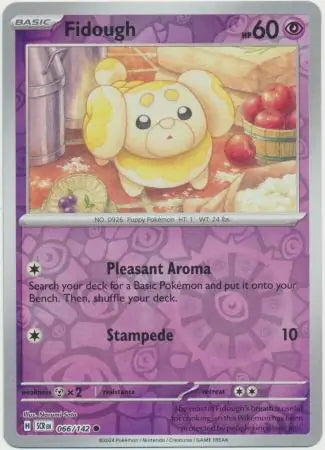 Stellar Crown Fidough #66/142 reverse holo